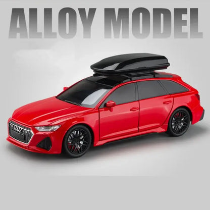 1/24 Audi RS6 Avant Station Wagon Alloy Racing Car Model Sportsman Specialty Products