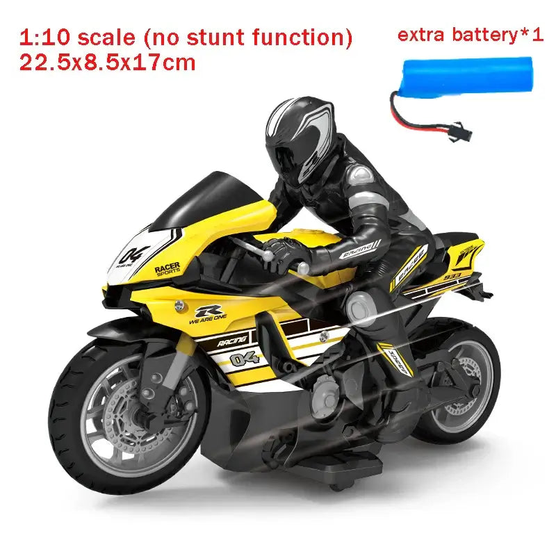 RC Motorcycles 1/6 Electric Motor RC # RC Motorcycles 1/6 Electric Motor RC Experience precision engineering with this 1/6 scale electric RC motorcycle. Built for enthusiasts who demand authentic performance, this model features a responsive electric moto