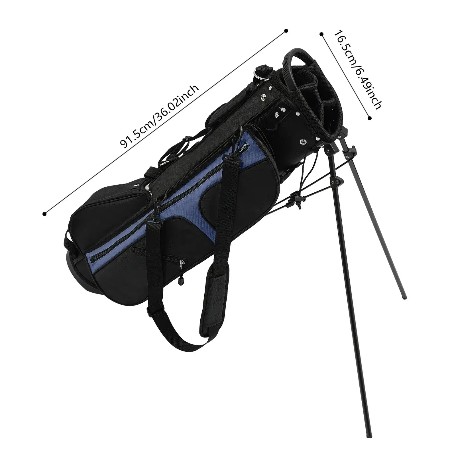 Sportsman Specialty Products Golf Stand Bag, Portable Golf Stand Bag, Golf Stand Bag with Shoulder Strap