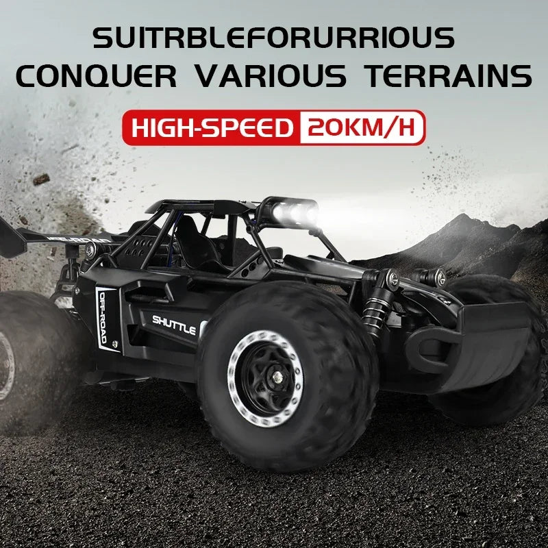 RC Car 2.4Gh Model With LED Lights 2WD High Speed