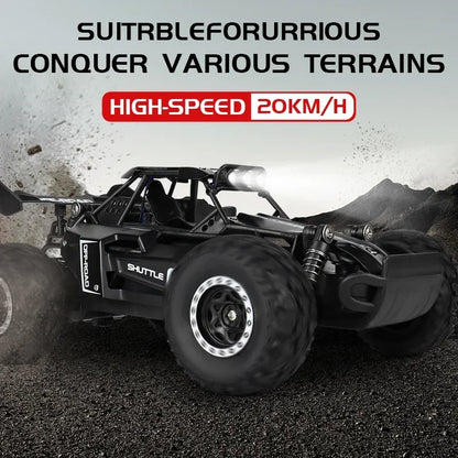 RC Car 2.4Gh Model With LED Lights 2WD High Speed