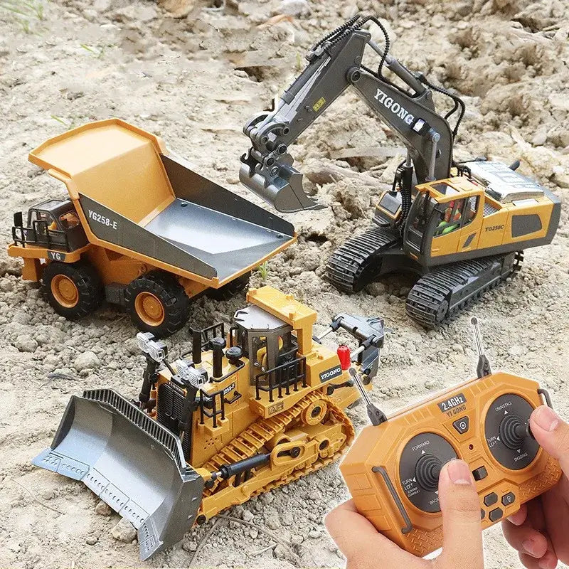 Remote Control Excavator Bulldozer Dump Truck