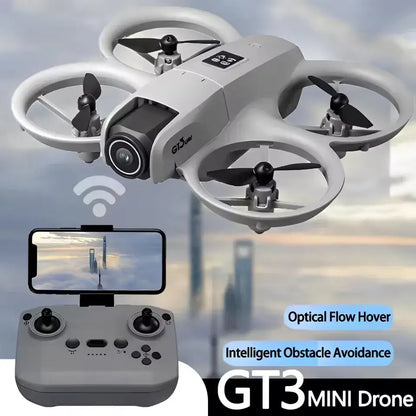 Drone GT3 MAX with Intelligent Obstacle Avoidance and Optical Flow Hover features for high-quality aerial photography.