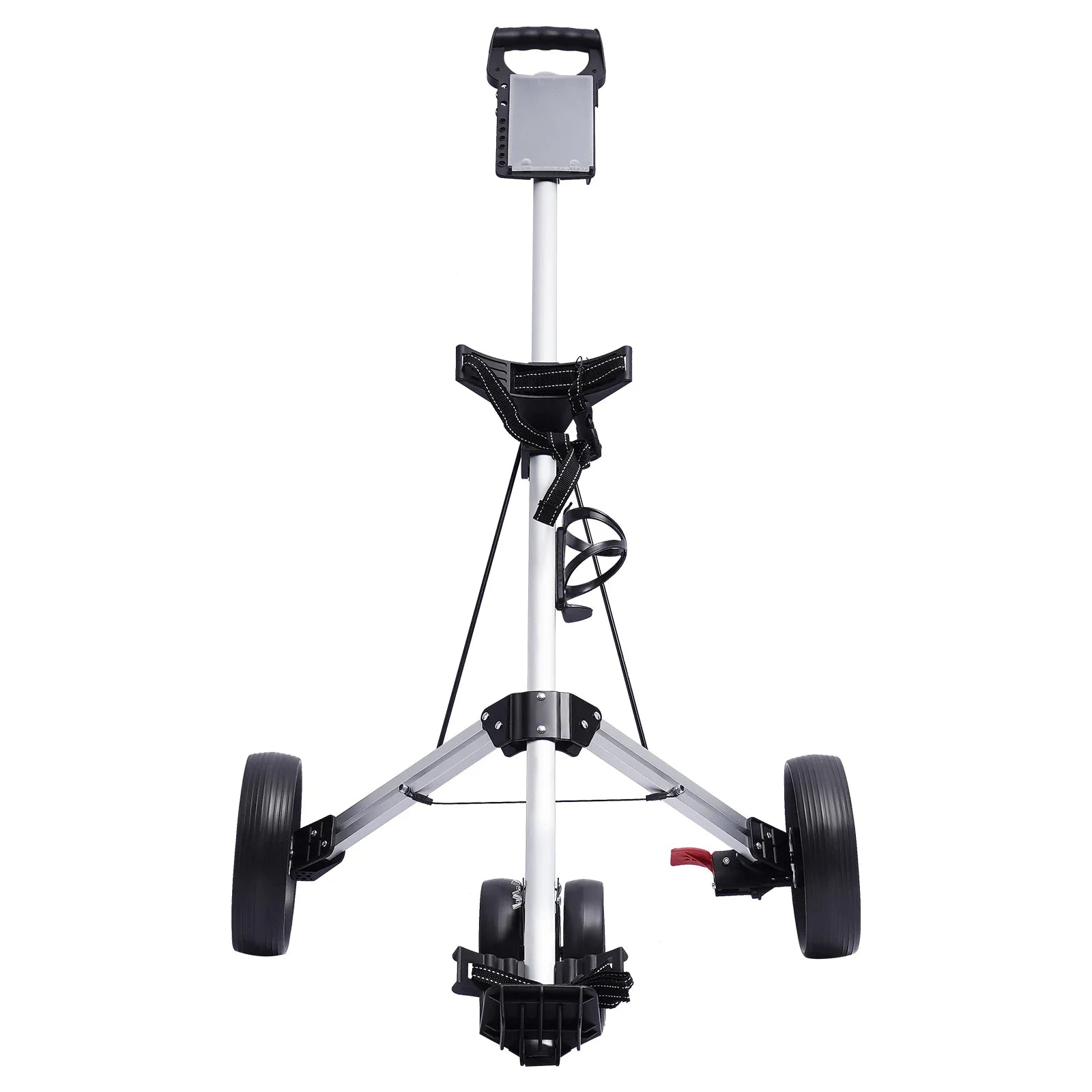 Sportsman Specialty Products 3 Wheel Push Pull Golf Cart Foldable Lightweight Golf Push Cart
