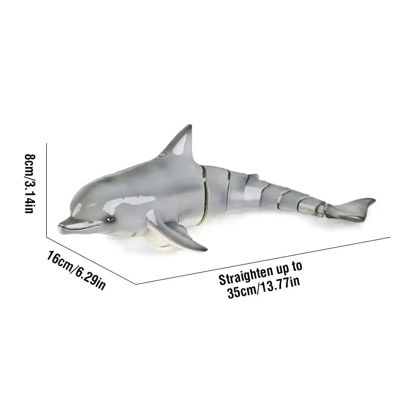 Rc Dolphin Whale Spray Water Light Shark Toy Remote Controlled Boat Sportsman Specialty Products