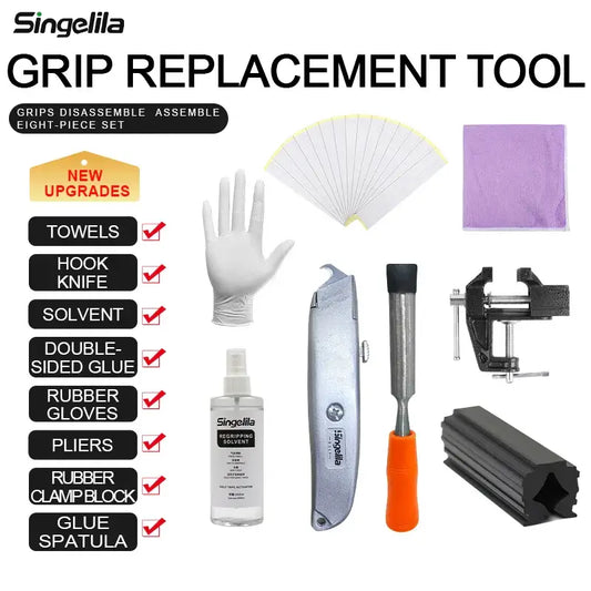Golf Grip Replacement Tool Kit Suitable for All Types of Clubs Sportsman Specialty Products