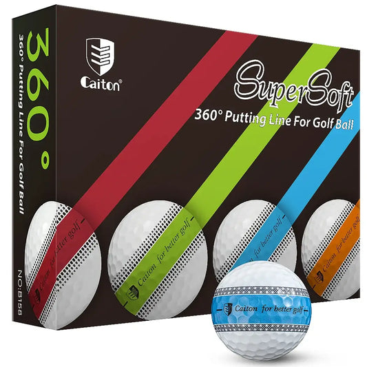 Caiton 12/3pcs 3-Layer PU Putter Golf Ball Sportsman Specialty Products