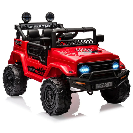 12V Kids Ride On Truck with Remote Control Spring Suspension Sportsman Specialty Products