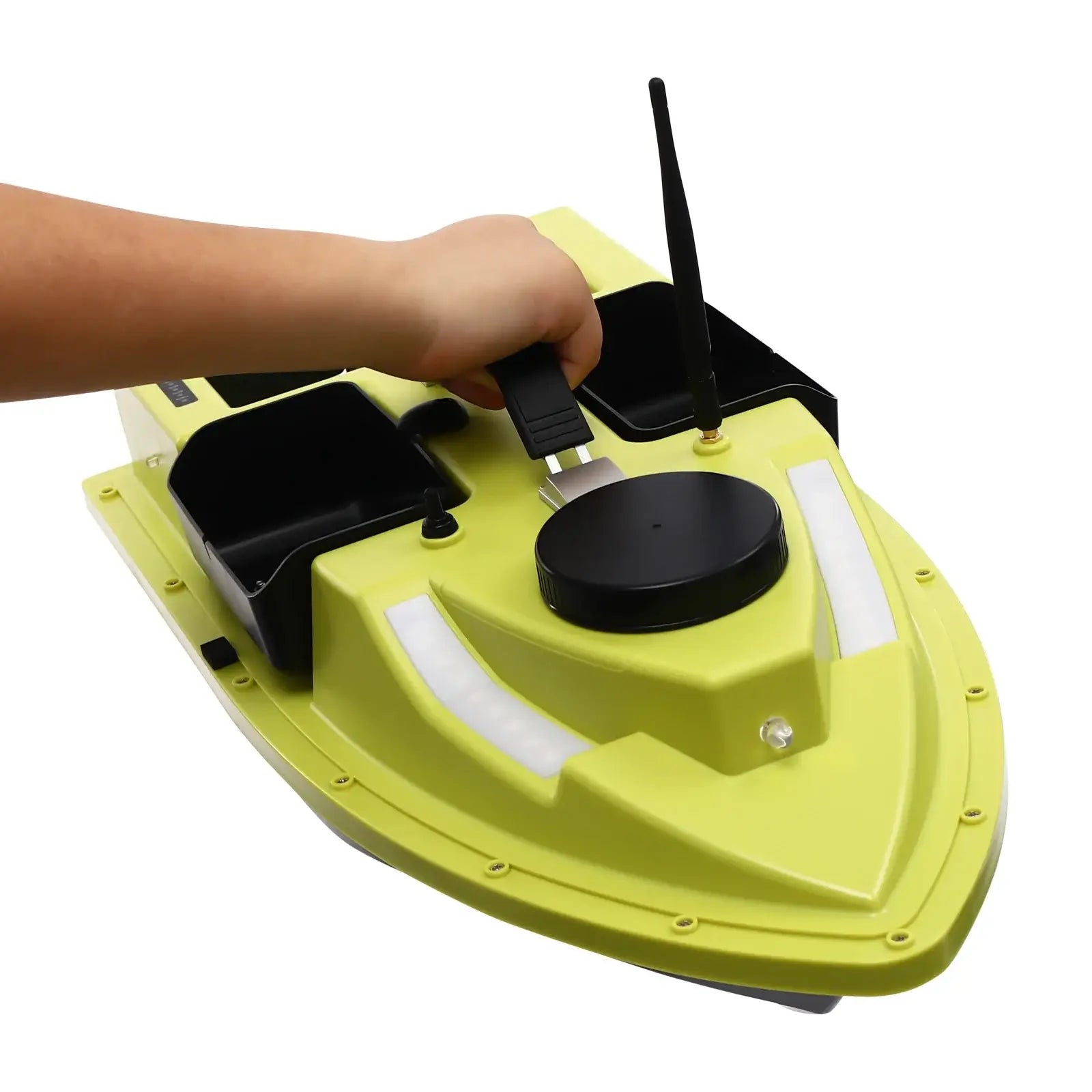 GPS RC Bait Boat for Fishing w/5200mAh Battery LED Screen Fishing Bait Boat Sportsman Specialty Products