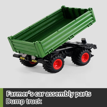 RC Tractors Trailer 2.4G Radio Controlled Farm Ca