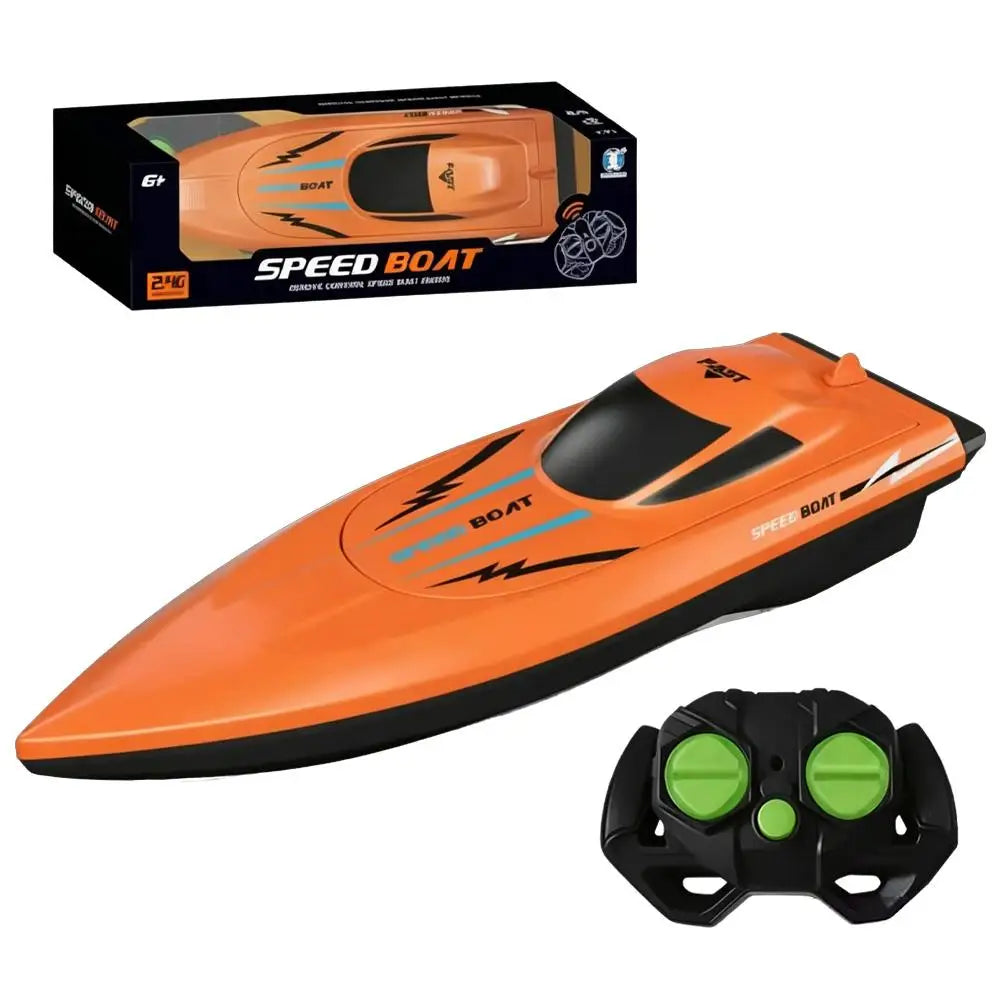 High-Speed Dual Motor RC Boat for Pool Fun