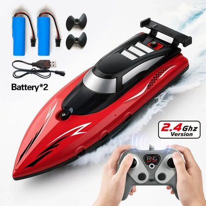 RC Boat with Twin Propellers, High Speed Remote Control Boat,
