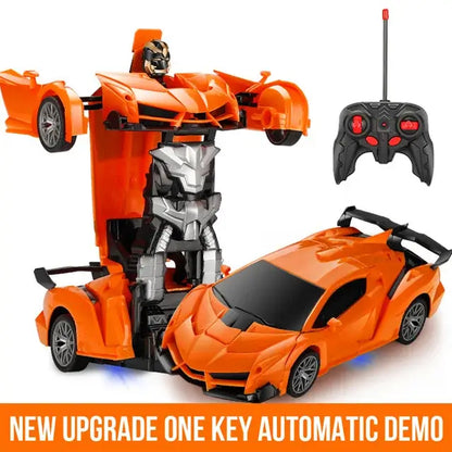 RC Car 2 In 1 Transformation Robots Sports Vehicle Model
