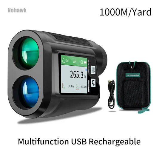 Nohawk 600M 1000Y Golf Laser Rangefinder for Hunting Range Finder Sportsman Specialty Products
