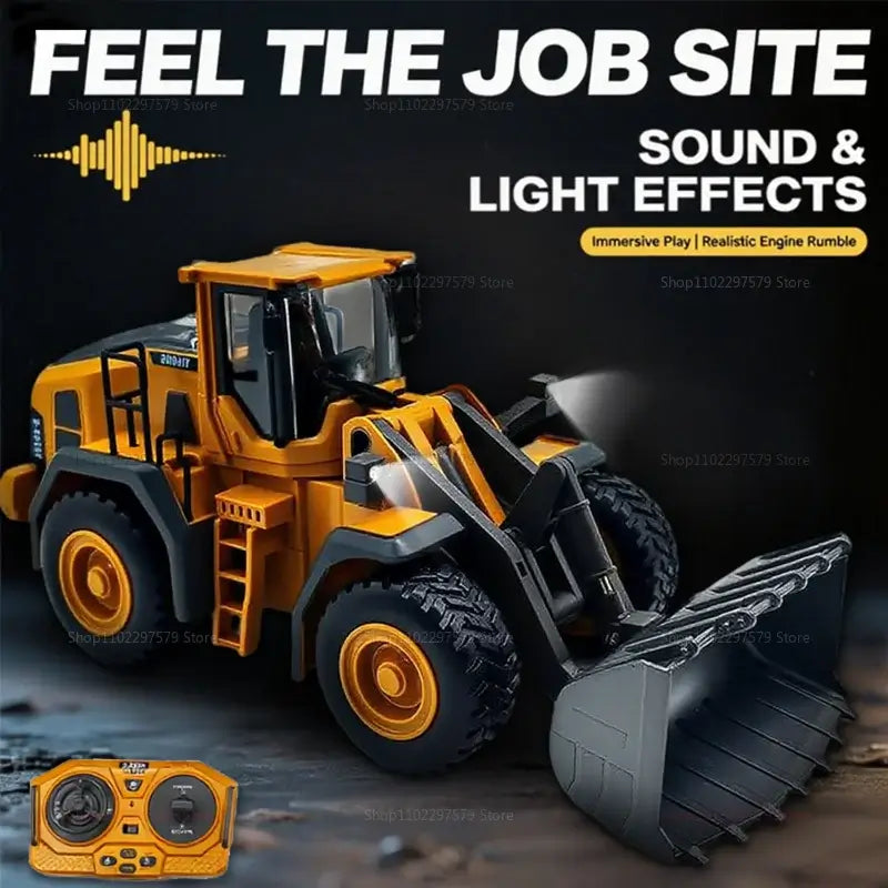 Off Road Excavator Dump Truck Kids Remote Control Car Toys Sportsman Specialty Products