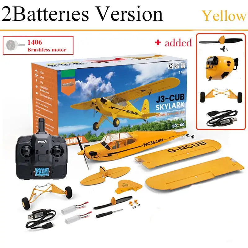 RC Plane RTF 2.4G Brushless Motor 3D/6G Remote Control Airplane