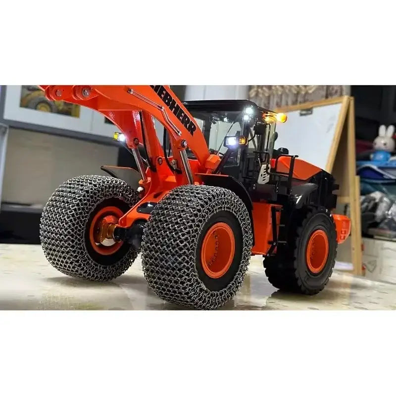 JDM 198 Loader Snow Chains for 1/14 ZW370 RC Hydraulic Loader