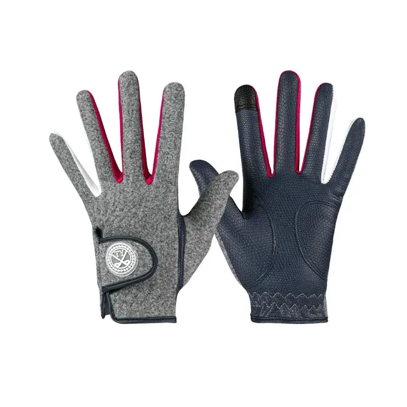 Winter Windproof Warm Golf Gloves for Women Golf Mittens# Winter Windproof Warm Golf Gloves for Women Engineered for cold-weather performance on the course, these women's golf gloves combine windproof protection with thermal insulation to maintain grip an