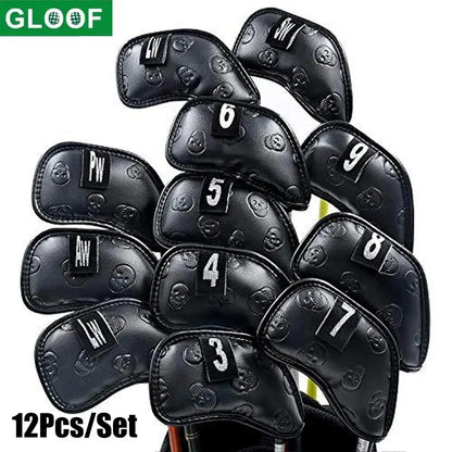 skull golf iron headcover 12x Skull Golf Iron Headcover