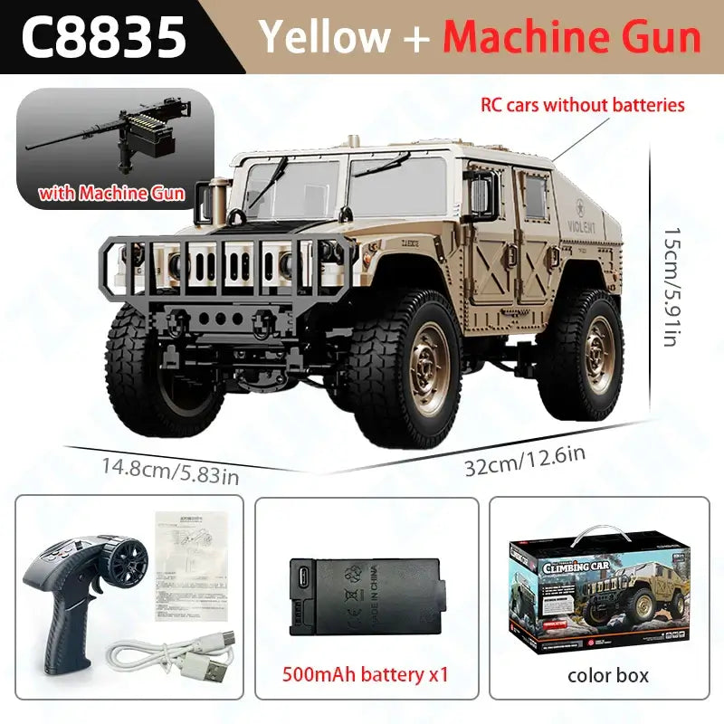 RC Car Simulation 4x4 All-terrain Off-road C8835 1:14 Sportsman Specialty Products