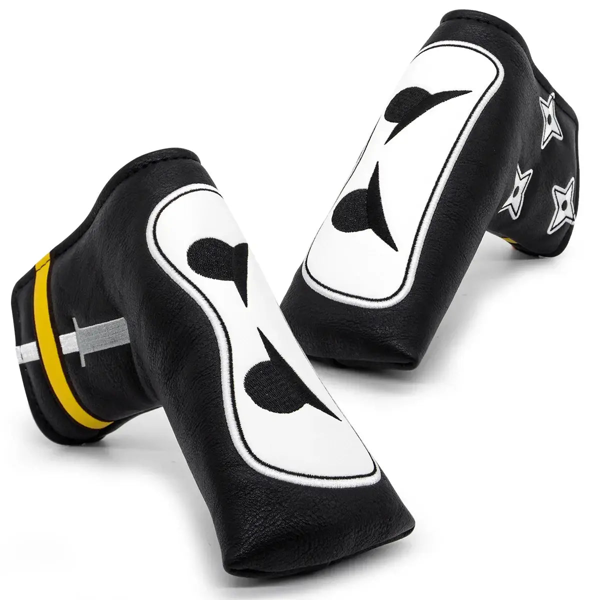 Aliennana Golf Club Headcover Set, Black Ninja Driver Head Cover Sportsman Specialty Products