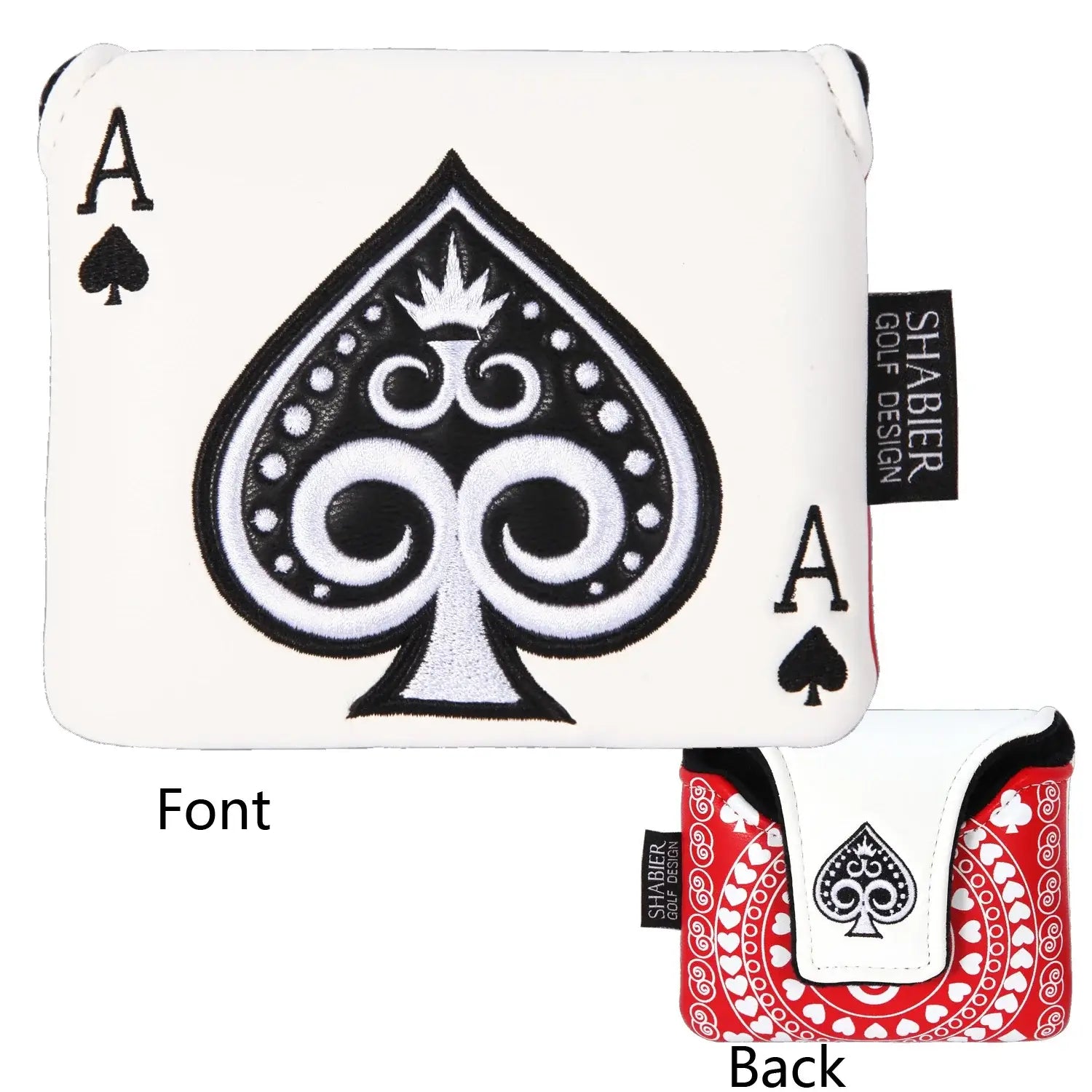 Square Mallet Putter Cover Golf Headcover For TaylorMade Spider X Sportsman Specialty Products