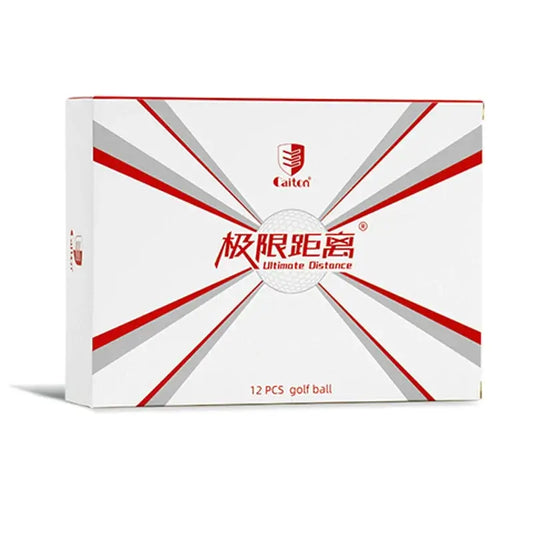 Caiton 12pcs Double Layer Extreme Range Golf Ball Sportsman Specialty Products
