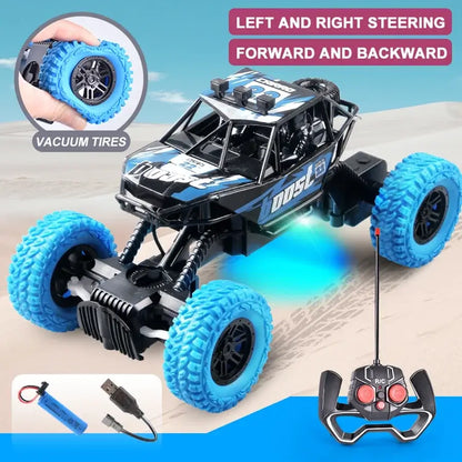 Remote Control Off Road Toy Car Colorful Flashing Lights