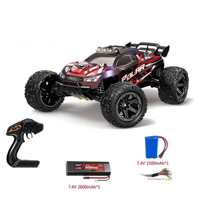 18 Large Size RC Car 60KMH High-Speed RC Drift Racing Car with remote control and rechargeable batteries