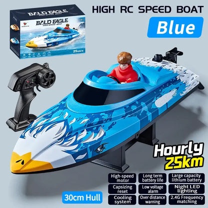 Hxjrc Hj822 2.4g Rc Boat Capsized Reset High Speed Led Light Sportsman Specialty Products