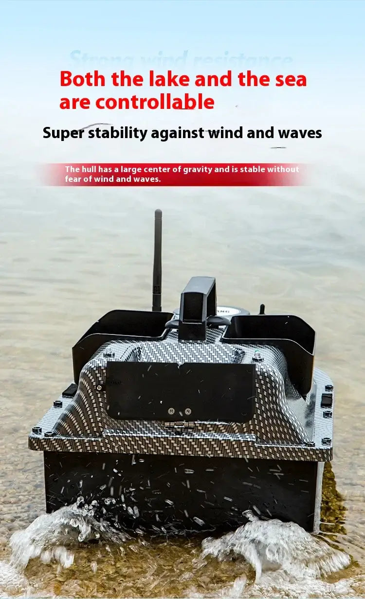 Rc Bait Boat 500m Auto Driving Return V900 Gps 40 Points Sonar Sportsman Specialty Products
