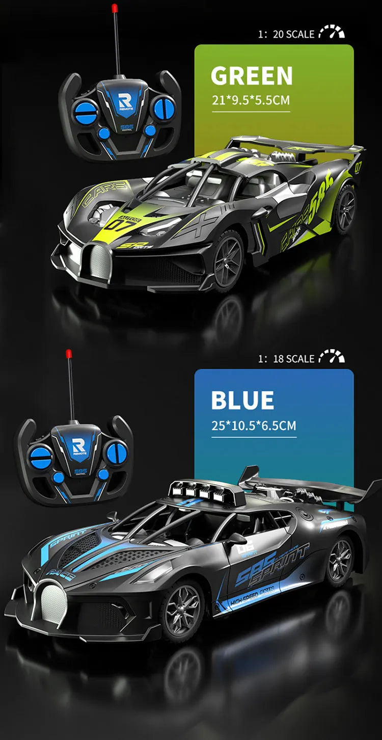 1/18 Rc Car High Speed Drift Sport Cars Remote Control Vehicle