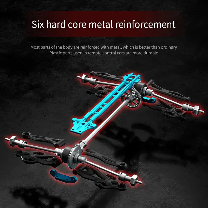 WLtoys 16101 Pro 1:16 75KM/H 4WD RC Car With LED Light Sportsman Specialty Products