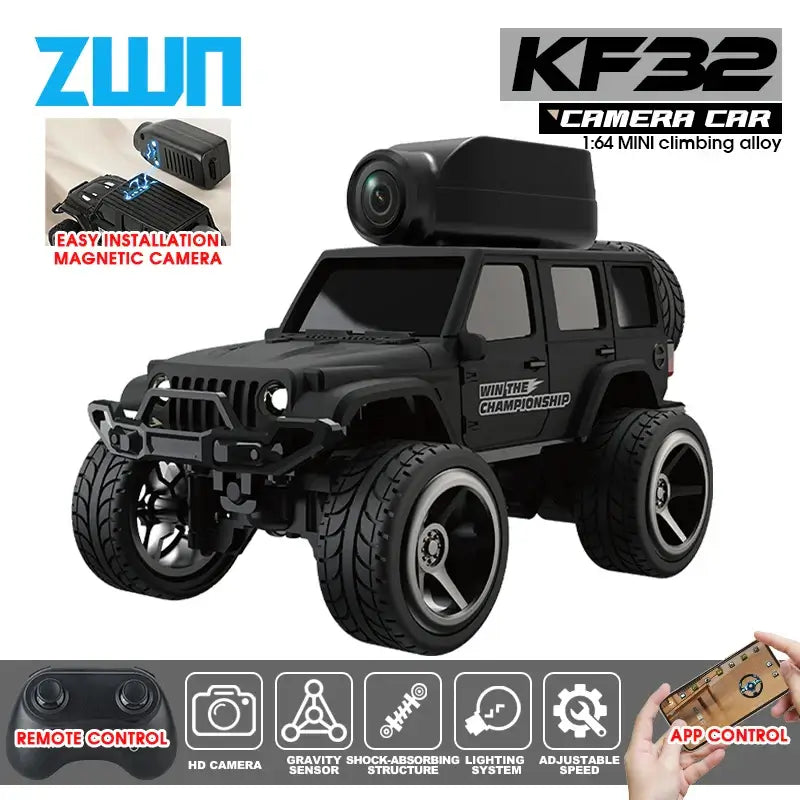 RC Mini Video Car With LED Light Climbing Alloy Sportsman Specialty Products