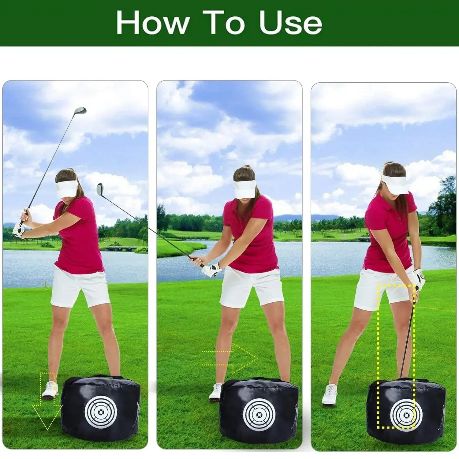 Golf Swing Trainer - Golf Training Aid & Practice Tool - Waterproof Durable Sportsman Specialty Products