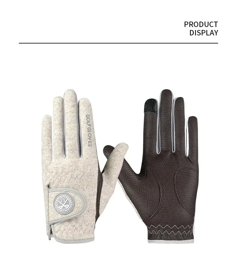 Ttygj Autumn Winter Windproof Warm Golf Gloves Sportsman Specialty Products