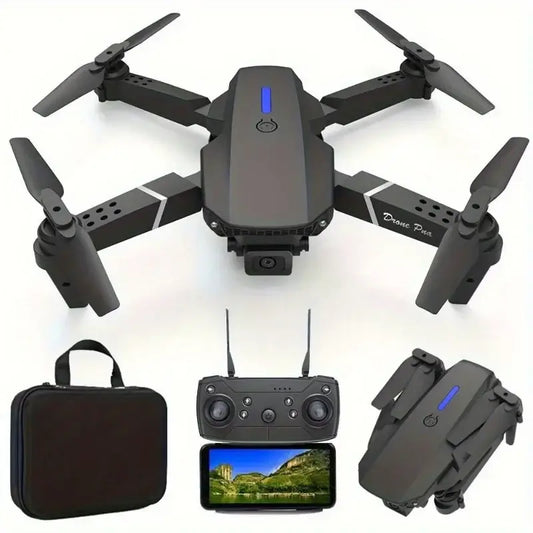 E88 HD Camera Drone with WiFi FPV - Foldable Long Flight Time
