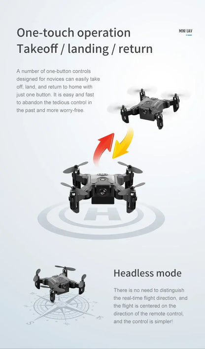 Xiaomi V2 Mini Drone Professional 8k Hd Camera 5g Wifi Fpv Air Pressure Sportsman Specialty Products