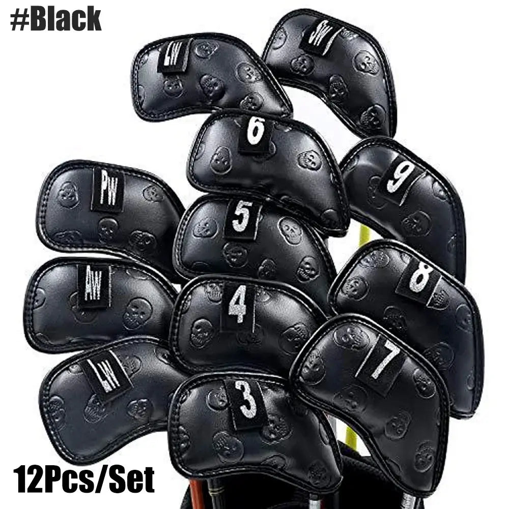 skull golf iron headcover 12x Skull Golf Iron Headcover