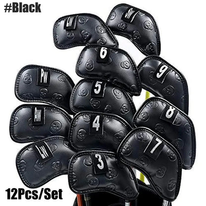 skull golf iron headcover 12x Skull Golf Iron Headcover