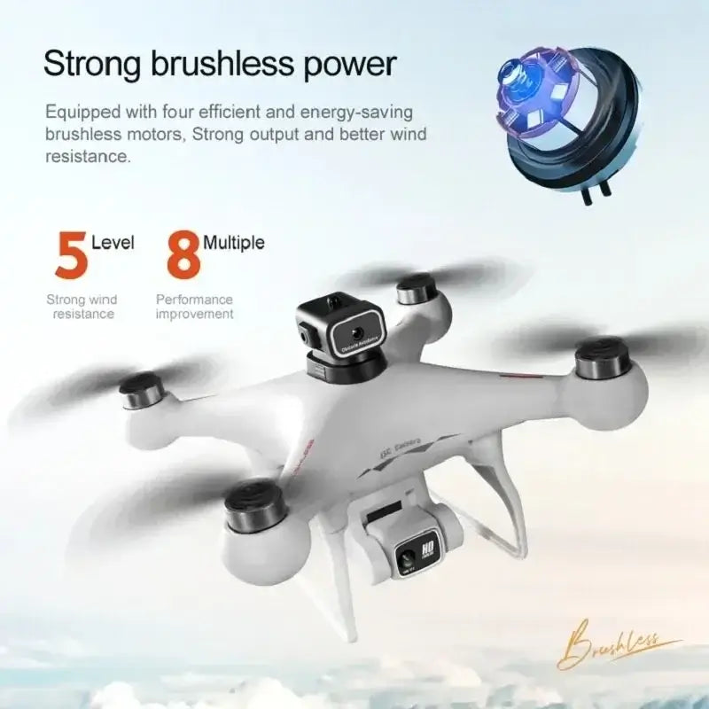 S116 MAX Drone Professional with 3 Batteries 8K Dual Camera Optical Sportsman Specialty Products