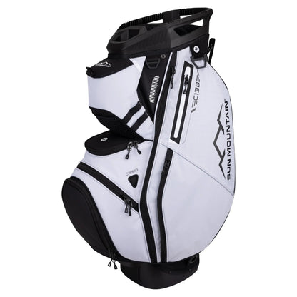 Men's C130 Lightweight Cart Golf Bag Sun Mountain showcasing sleek design and 14-way club organization.