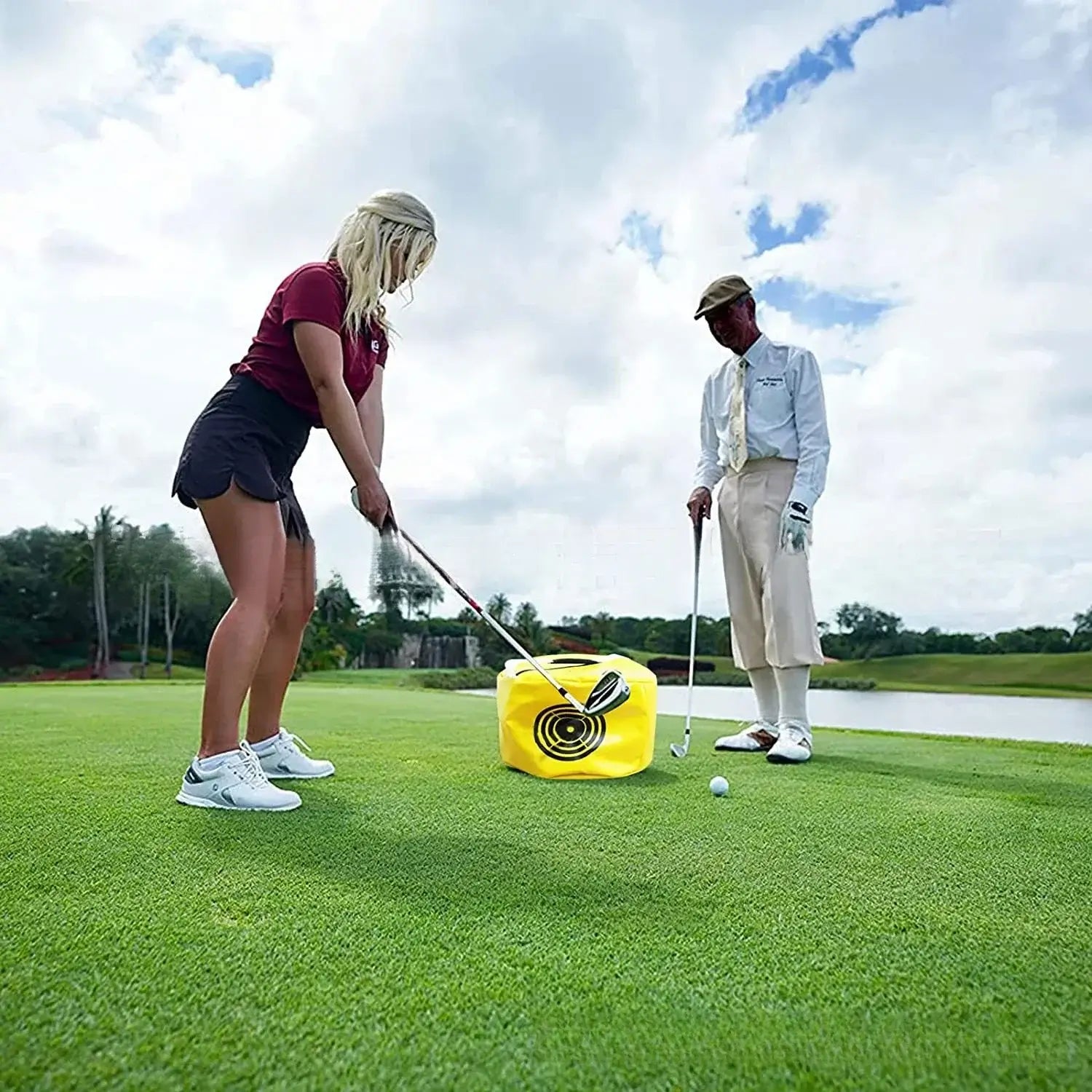 Golf Swing Trainer - Golf Training Aid & Practice Tool - Waterproof Durable Sportsman Specialty Products