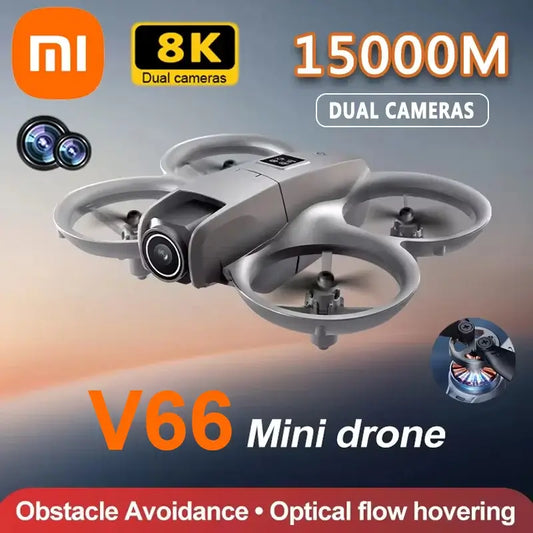 Xiaomi V66 Mini RC Aerial Drone 8K Professional Wide Angle HD Camera Sportsman Specialty Products