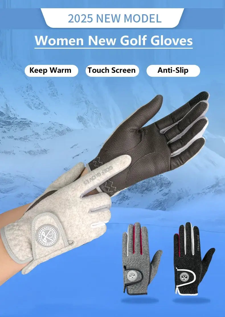 Ttygj Autumn Winter Windproof Warm Golf Gloves Sportsman Specialty Products