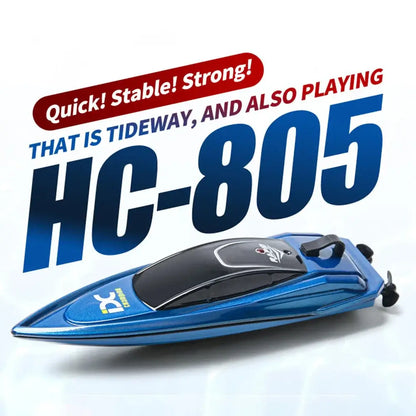805 Mini RC Boat Radio Remote Controlled One-Button Shift Sportsman Specialty Products