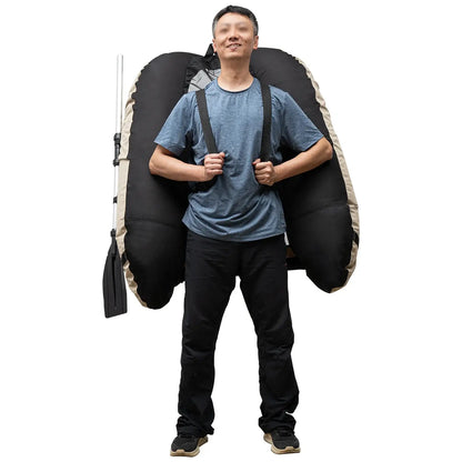 Inflatable Fishing Boat,Portable Oxford Cloth Fishing Boat