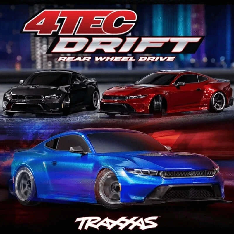 Traxxas Rc 110 Rwd 4-Tec Rear Drive Drift Remote Control Car Sportsman Specialty Products