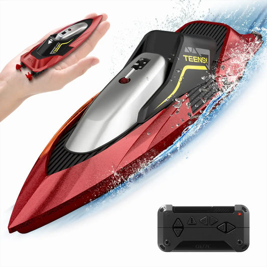 4DRC S5 RC Boat for Pools and Lakes, 2.4 GHz 20+ MPH Racing Boats, Sportsman Specialty Products