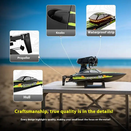 New Orans Remote Control Boat High-Speed Water-Cooled Sportsman Specialty Products
